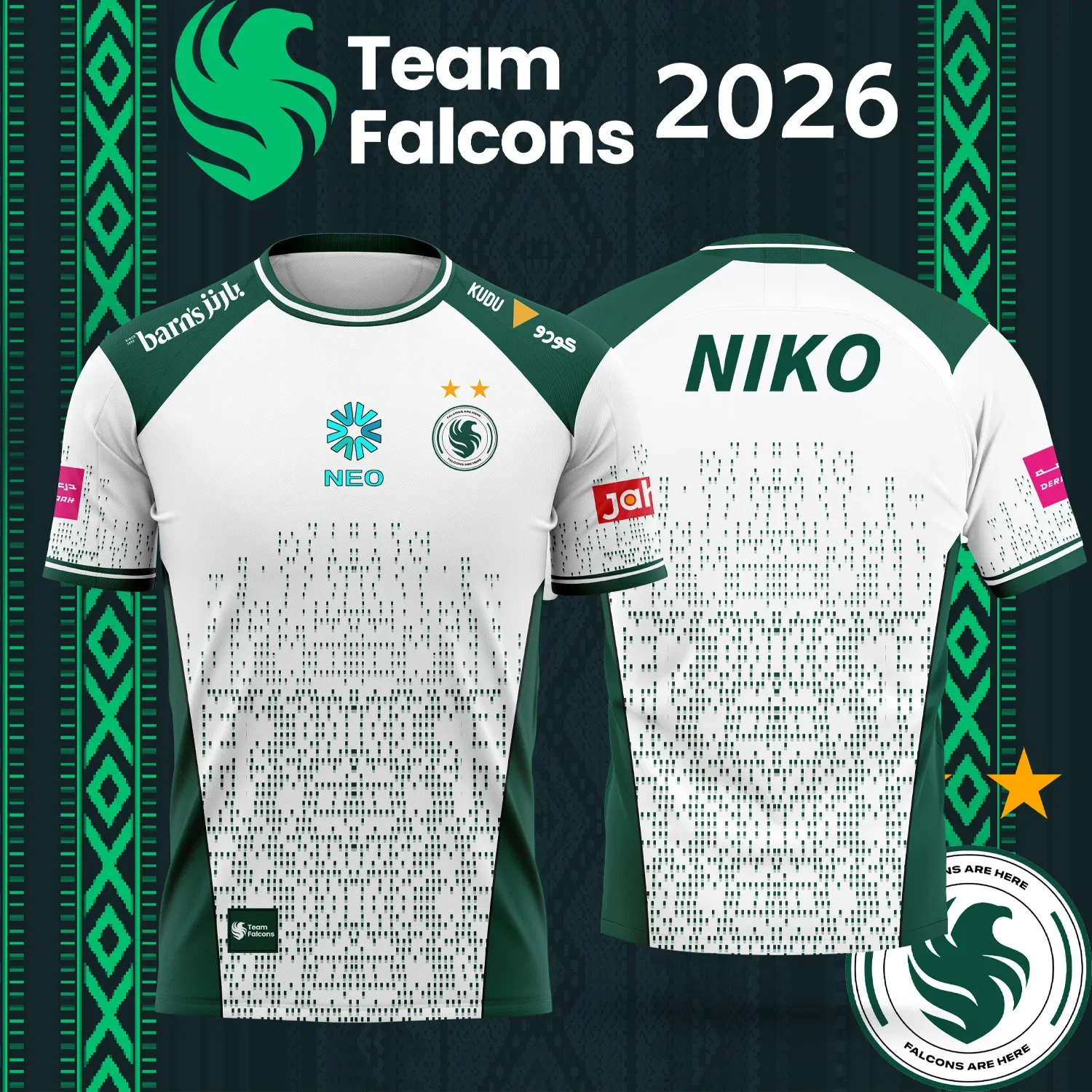 Esports Gaming Team - 2026 New TEAM Falcons Esports Team