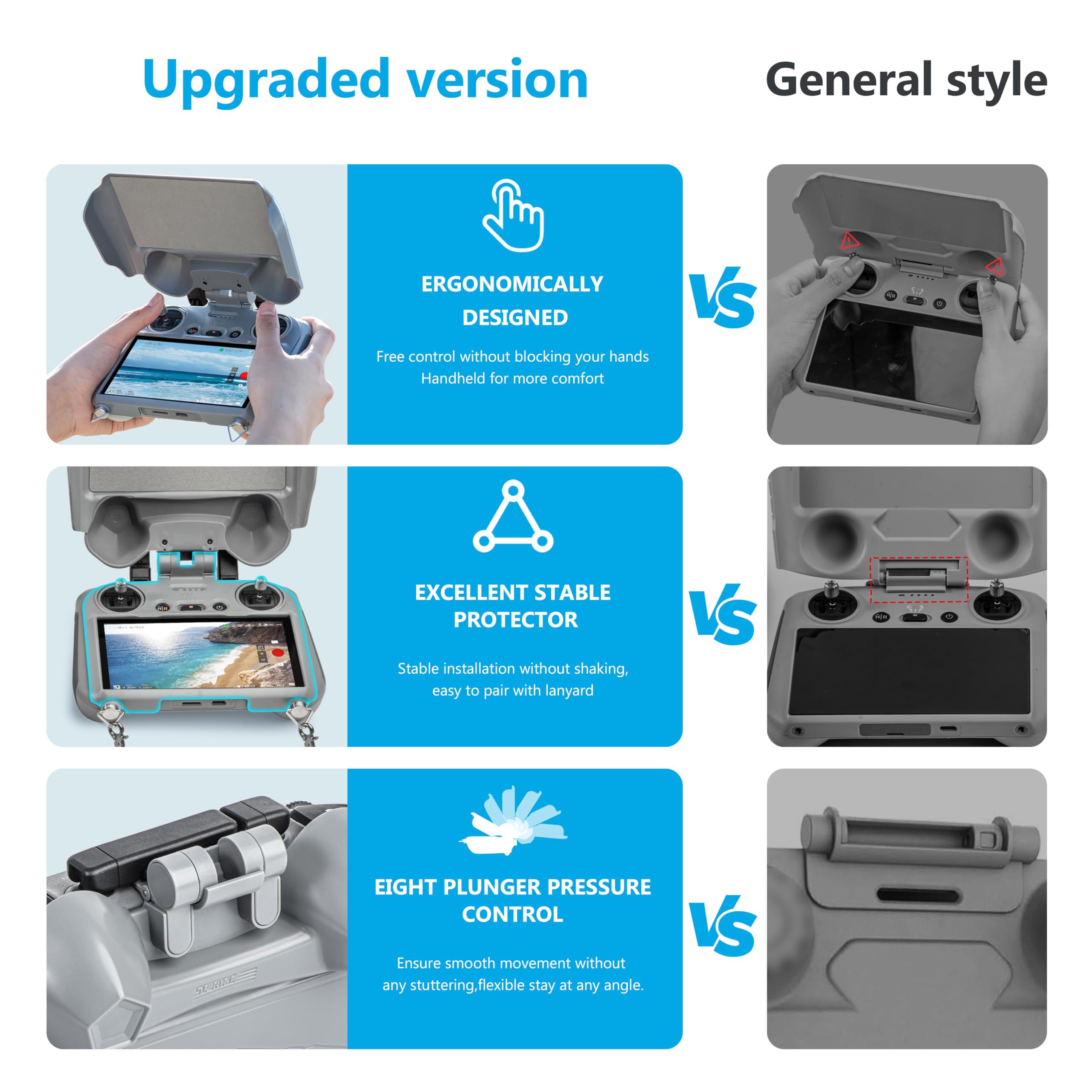 Mini 4 Pro Sun Hood for DJI RC - Controller Analog Stick recension och pris