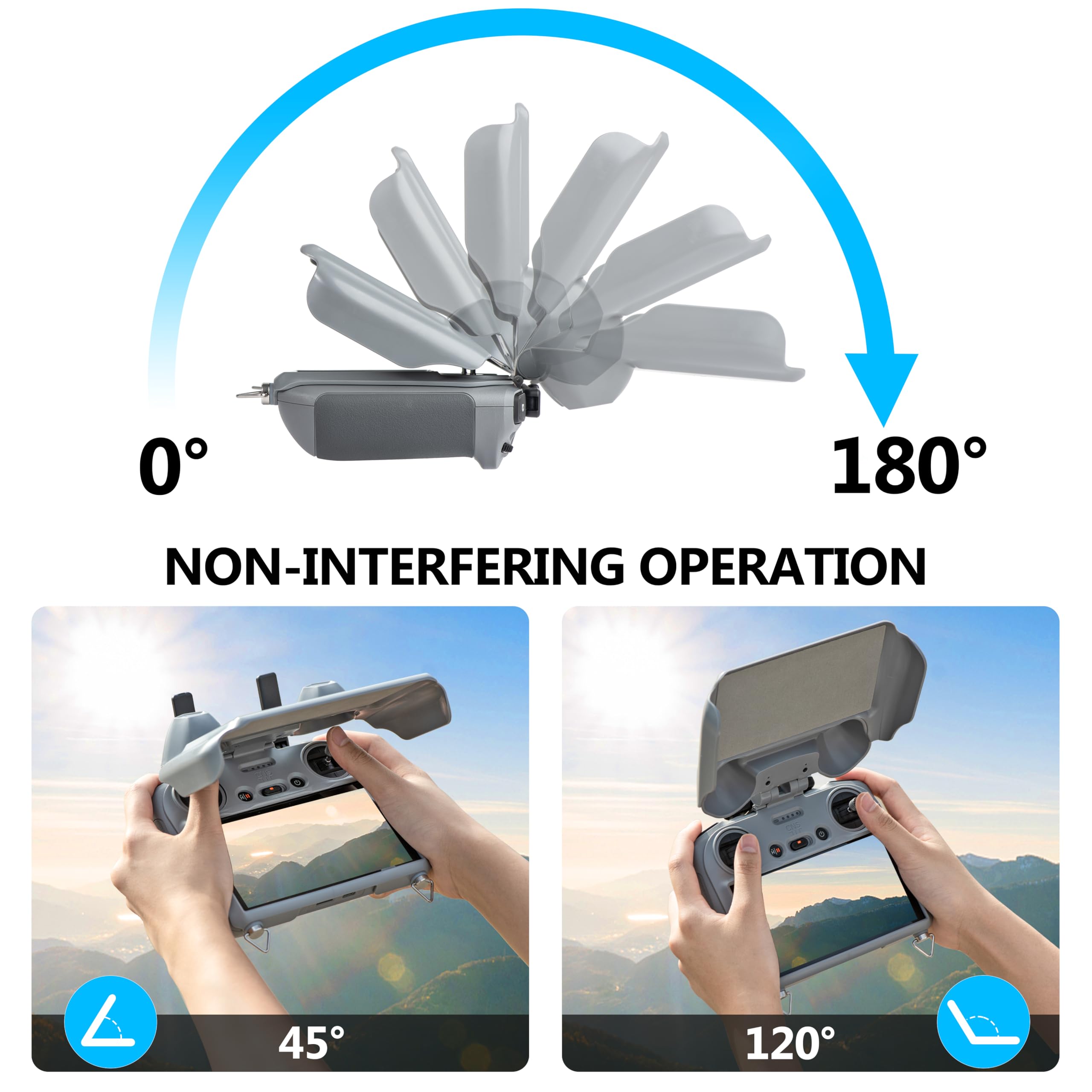 Mini 4 Pro Sun Hood for DJI RC - Controller Analog Stick recension och pris