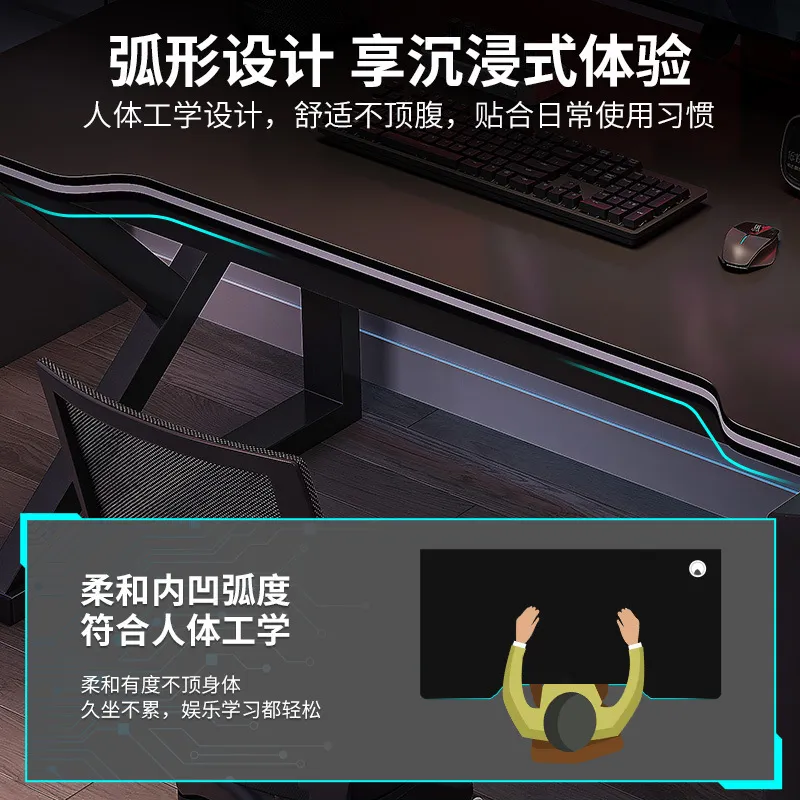 Double Desktop Computer Desk M - Esports Gaming Table recension och pris