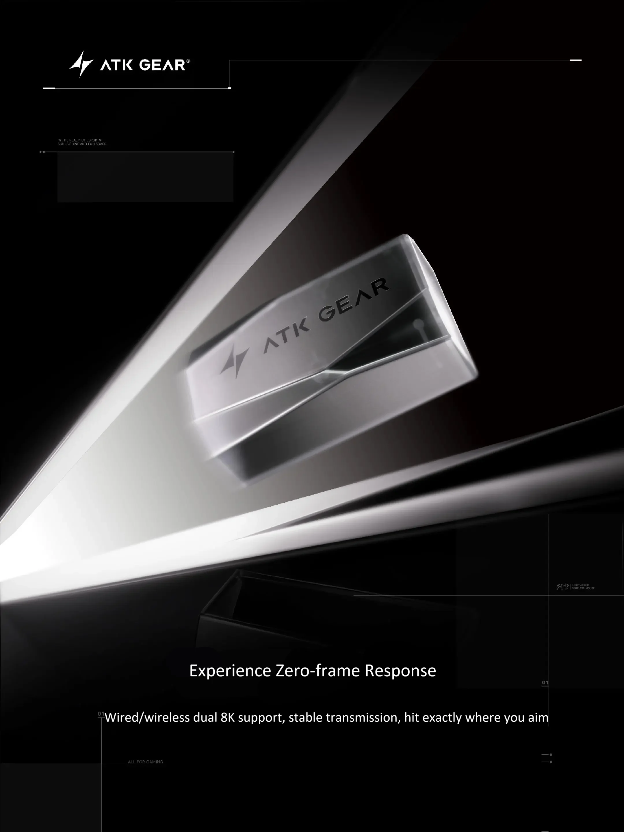 ATK ZERO Fog-Translucent 39g U - Zero Esports Gaming Gear recension och pris