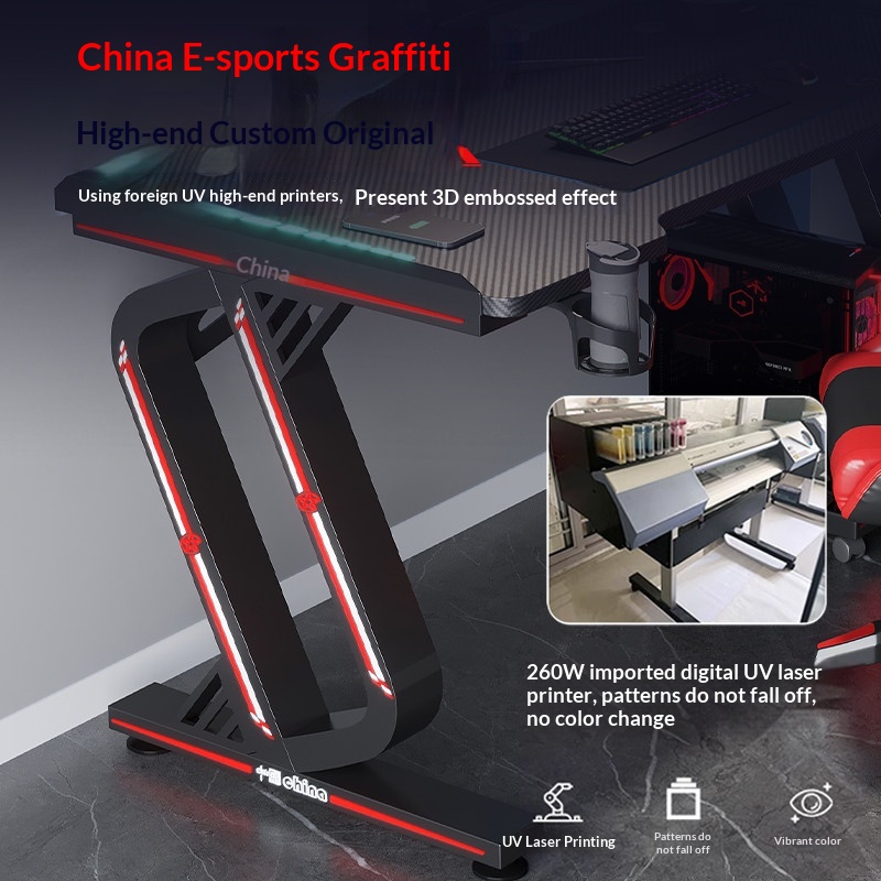 Double Student Computer Desk F - Esports Gaming Table recension och pris