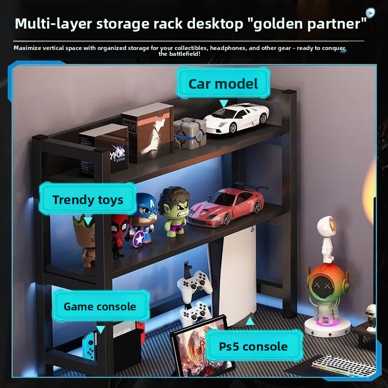 Adjustable Height L Shaped Cor - Esports Gaming Table recension och pris